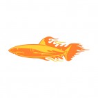 Flamboyant shark, decals stickers