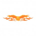 Flamboyant eagle flying, decals stickers