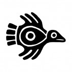 Bird design, decals stickers