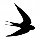 Magpie flying, decals stickers