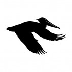 Pelican flying, decals stickers