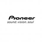 Car audio Pioneer sound vision soul, decals stickers