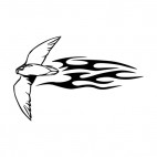 Flamboyant peregrine , decals stickers