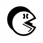 Pacman logo, decals stickers