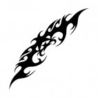 Symmetric flames, decals stickers