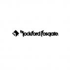 Car audio Rockford Fosgate, decals stickers