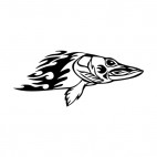 Flamboyant fish head , decals stickers