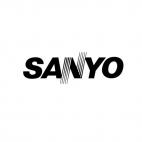 Car audio Sanyo, decals stickers