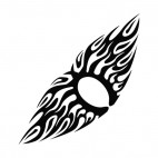 Symmetric flames, decals stickers