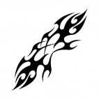 Symmetric flames, decals stickers