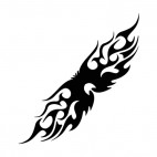 Symmetric flames, decals stickers