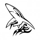 Flamboyant shark , decals stickers