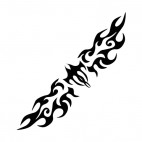 Symmetric flames, decals stickers