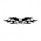 Flamboyant eagle flying , decals stickers