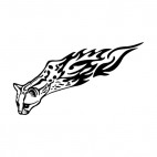 Flamboyant cheetah , decals stickers