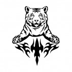 Flamboyant tiger , decals stickers