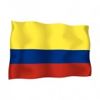 Ecuador waving flag, decals stickers