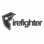 Firefighter famous stars, decals stickers