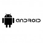 Android robot, decals stickers