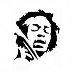 Jimi Hendrix Jimmy, decals stickers