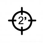 Sniper 2 feet logo, decals stickers