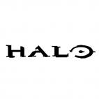 HALO logo, decals stickers