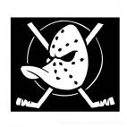 Mighty Ducks invert logo, decals stickers