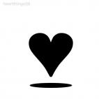 Heart decoration wall, decals stickers