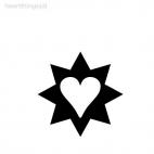 Heart decoration wall, decals stickers