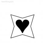 Heart decoration wall, decals stickers