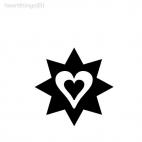 Heart decoration wall, decals stickers