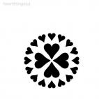 Heart decoration wall, decals stickers