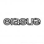 Erasure logo, decals stickers