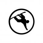 Snowboard snowboarder, decals stickers