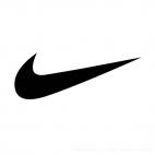 Nike swoosh logo, decals stickers