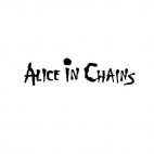 Alice in chains music band, decals stickers