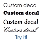 BJ s custom vinyl decal