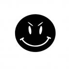 Funny Big Smiley, decals stickers