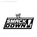 Wrestling Smack Down, decals stickers