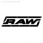 Wrestling RAW, decals stickers