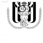Mens Sana In Corpore Sano football team, decals stickers