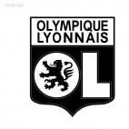 Olympique lyonnais football team, decals stickers