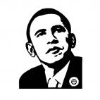 Obama, decals stickers