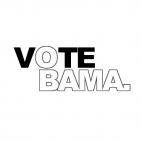 Vote Obama, decals stickers