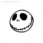 Jack Skellington pumpkin king, decals stickers