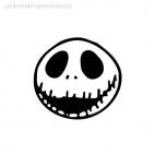 Jack Skellington pumpkin king, decals stickers