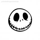 Jack Skellington pumpkin king, decals stickers