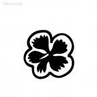 Hibiscus flower Hawaiian Tropical Flowers Hibiscuit, decals stickers