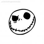 Jack Skellington pumpkin king, decals stickers