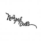 New York Dolls band music, decals stickers